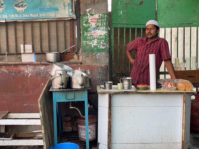 City Food - Chai Stall by the Twin Sufi Shrines, Old Delhi
