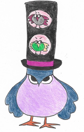 Owl in a top hat | by NomadWarMachine