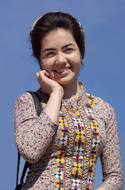 Turkmen Woman at Konya Urgench