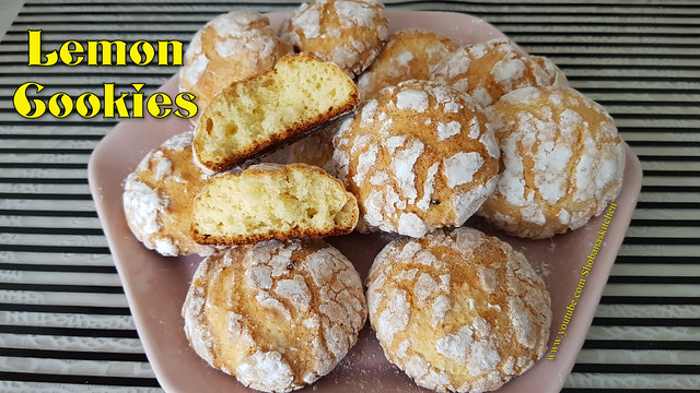 Soft Lemon Cookies Melt in Your Mouth / Lemon Cookies / Shobanas Kitchen