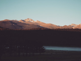 Longs Peak at sunrise