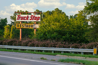 Truck Stop Restaurant Sign