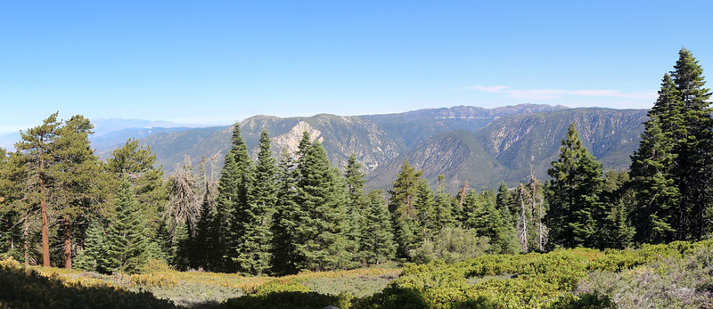 The views north are quite fine from the San Bernardino Peak Trail