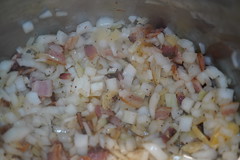 Cooking Bacon and Onions