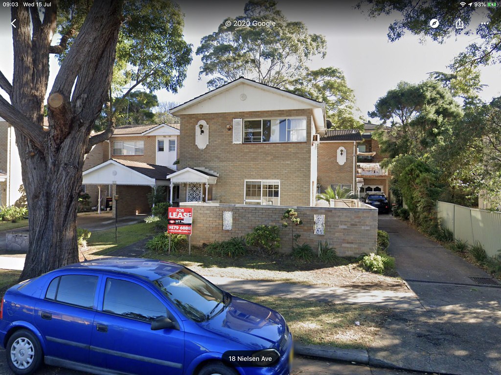 17-19 Nielsen Ave. Carlton NSW down the driveway at the back from 1979 to 1987