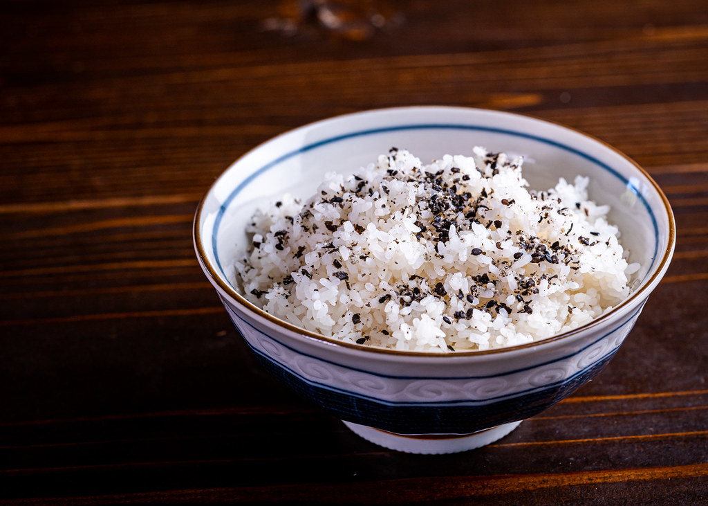 Furikake nori over rice