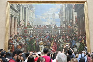 Musée du Louvre - Painting Veronese  The Wedding Feast at Cana Paolo