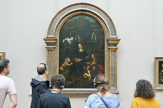 Musée du Louvre - Painting Leonardo Da Vinci Virgin of the Rocks