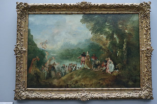 Musée du Louvre - Painting Jean Antoine Watteau Isle of Cythera