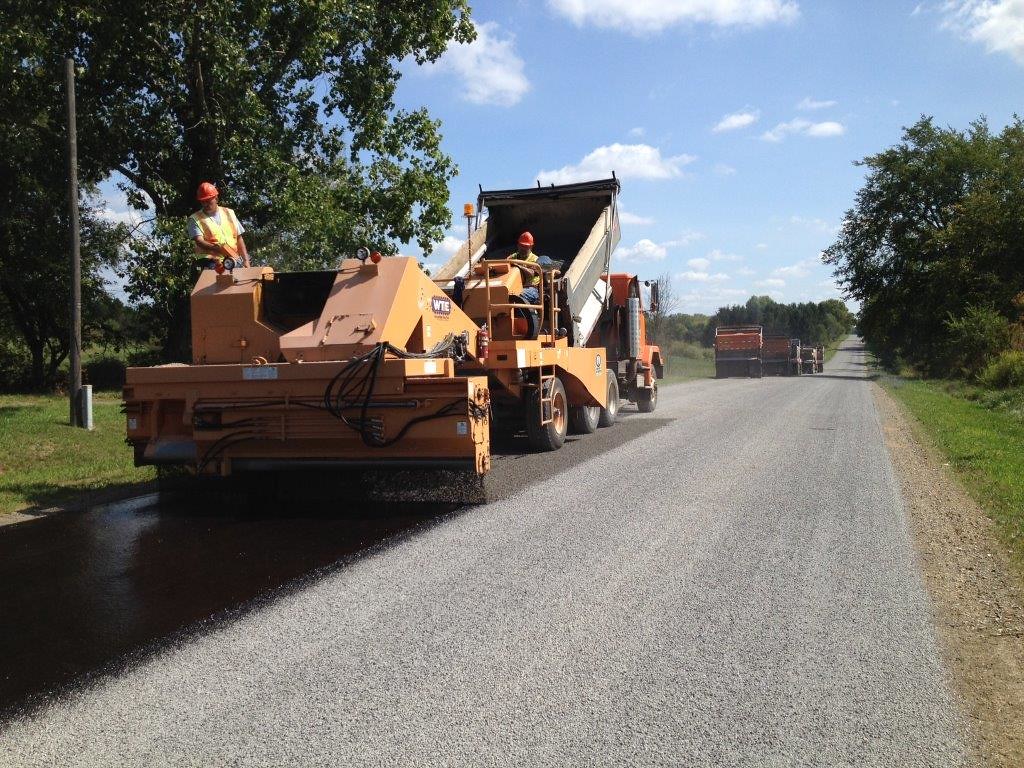 Orange Cones Line the Roads in Meridian Township