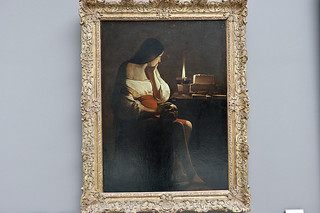 Musée du Louvre - Painting Georges De La Tour Madeleine