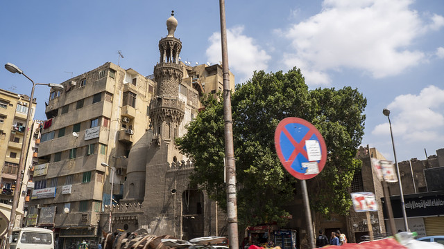 Prince Tamraz shrine and mosque in Islamic Cairo of Egypt