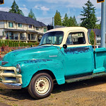 Turquoise Chevy