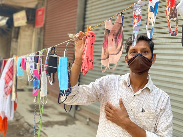 City Hangout - Jain's Mask Stall, Chawri Bazar