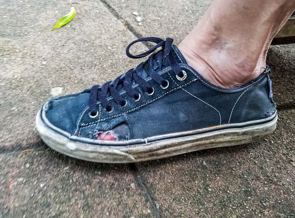 One of my pairs of Vans, also becoming perfectly broken in… | Flickr
