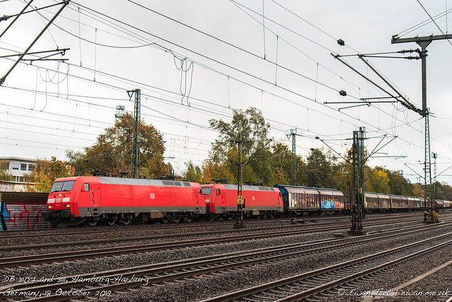 DB 3107 and 3111, Hamburg-Harburg
