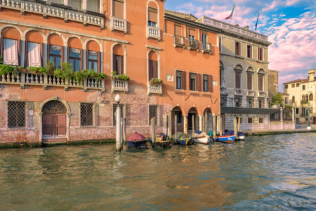 Buildings facing Grand Canal, Venice
