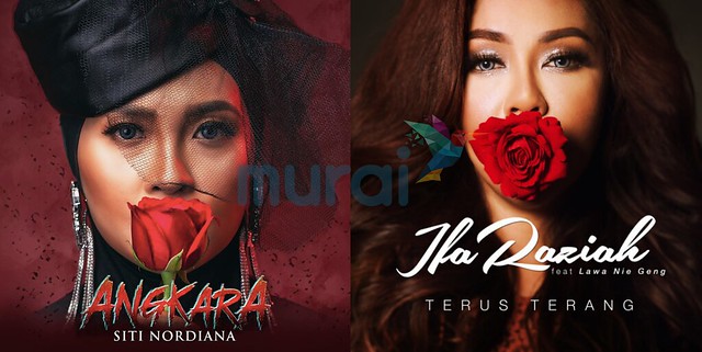 Poster Lagu Siti Nordiana &Amp; Ifa Raziah Hampir Sama, Suratan Atau Kebetulan?