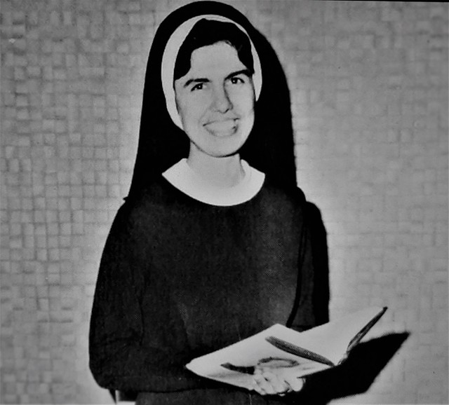 Sister Linda, RSM teaching at Mount St. Mary Academy in Fall River, Mass 1968