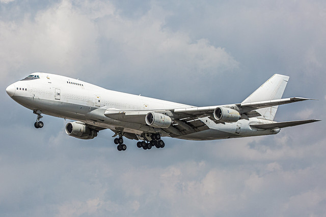 Geo-Sky Boeing 747-200 at FRA (4L-GEN)