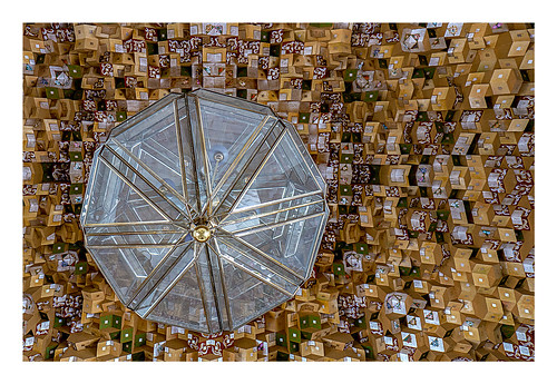 europe spain andalucia granada plazadesannicolas mezquitamayordegranada ceiling lamp minicubes lumixgvaro1445f3556 cubistpuzzle albaisín