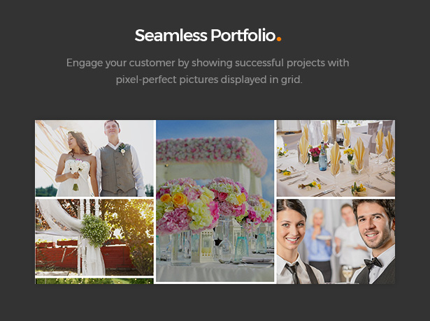 Grenda with Seamless Portfolio for Event Service