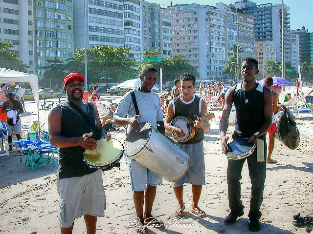 Music at Copacabana Beach