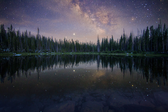Milky Way above Medicine Bow National Forest