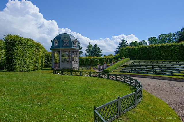 Amphitheater in Rundāle Garden