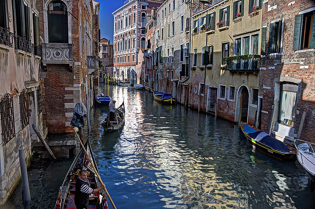 Gondolas & canal