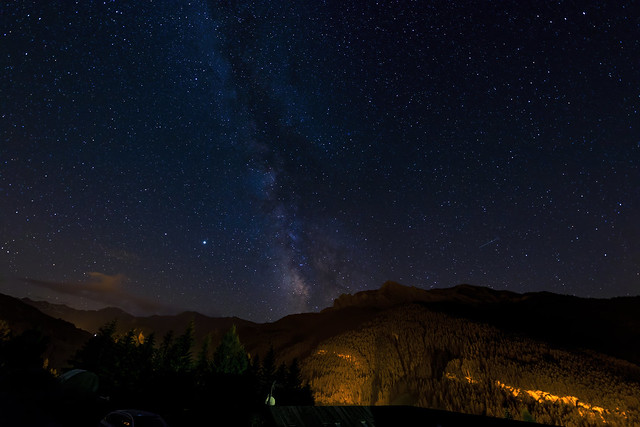 Milky Way over the French Alps