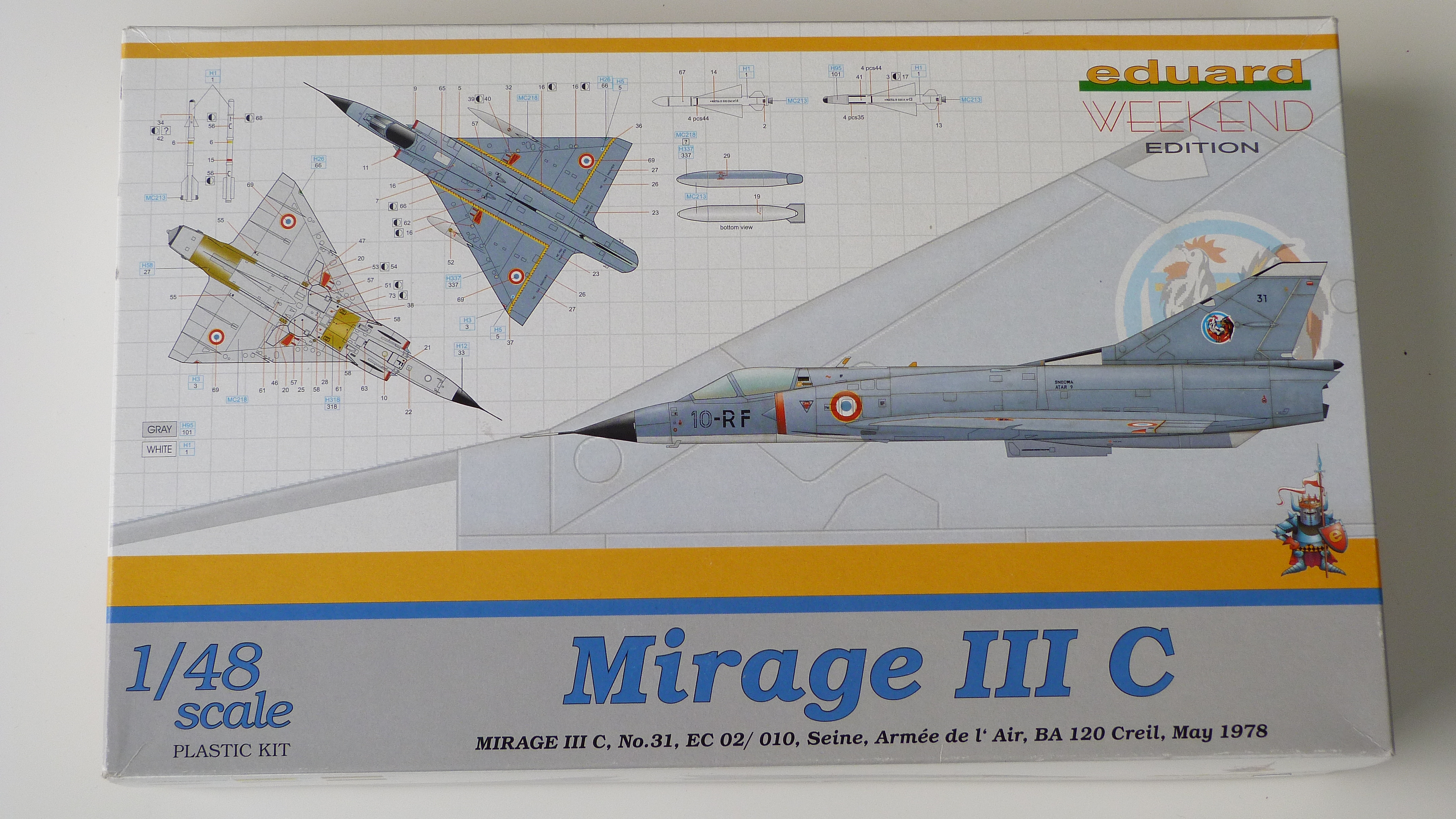 Mirage IIIC (Eduard 1/48) 50128353231_0aabc557ab_o