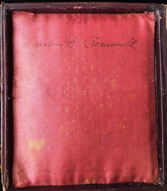 1845 - CAROLINE A. CROMWELL - inside case