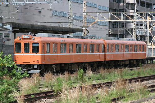 Yourou Railway 600 series(Rabbit car color) in Ogaki.Sta, Ogaki, Gifu, Japan /July 19, 2020