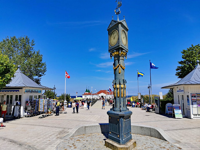 Insel Usedom - Ahlbeck, Platz vor der Seebrücke