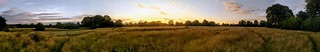 VR panoramic of the sunset view
