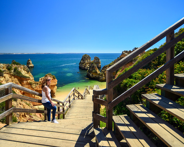 Playa do Camilo en el Algarve