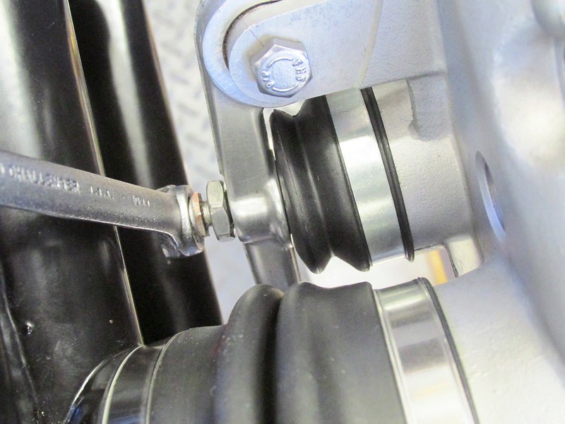 Adjust Throw-Out Lever Bolt To Adjust Free Play At Handlebar Clutch Lever
