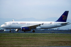 Egyptair A320-231 SU-GBE BCN 04/12/1999