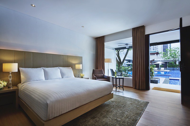 Singapore Marriott Tang Plaza Hotel Pool Terrace Rooms