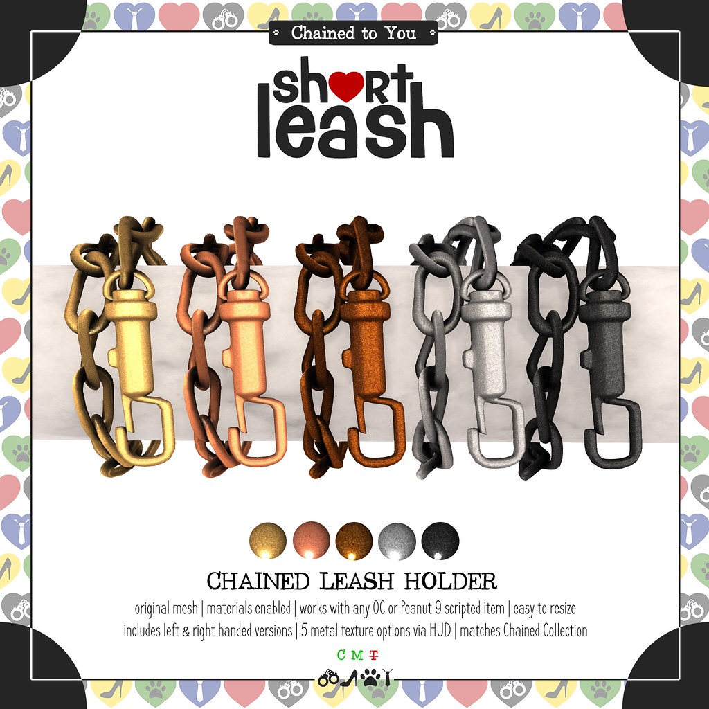 .:Short Leash:. Chained Leash Holder