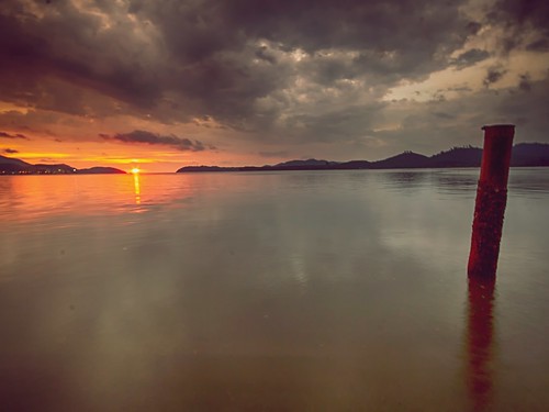 sunset sundown beach coast seascape shoreline cloud sea sky pier lumut perak malaysia travel place trip canon eos700d canoneos700d sigmalens 10mm20mm wideangle