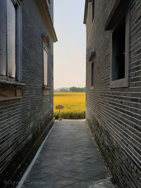 Narrow Alley in Rural China