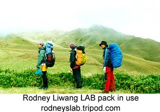 Rodney Liwang pack in use.