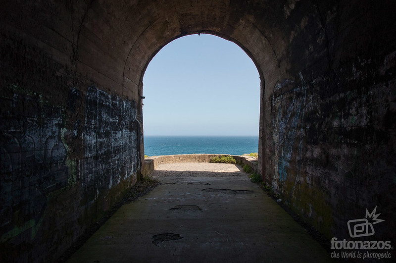 Faro de Punta Frouxeira y los túneles militares de Meiras (Valdoviño)