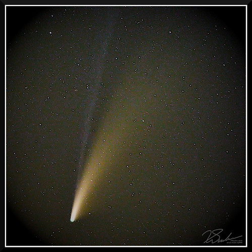 comet neowise over emigrant gap stacked
