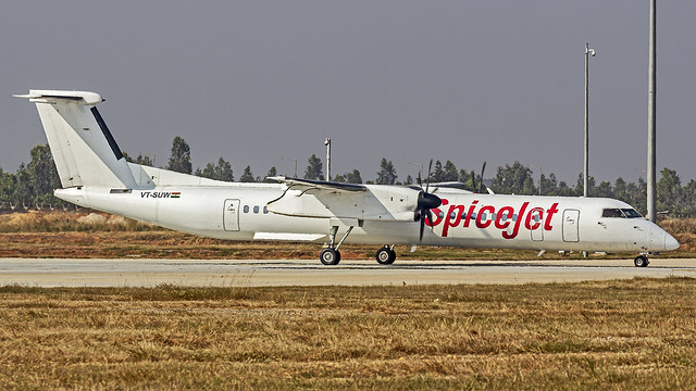 SpiceJet Bombardier Q400 VT-SUW Bangalore (BLR/VOBL)