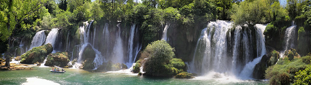 Kravice, is a large tufa cascade on the Trebižat River