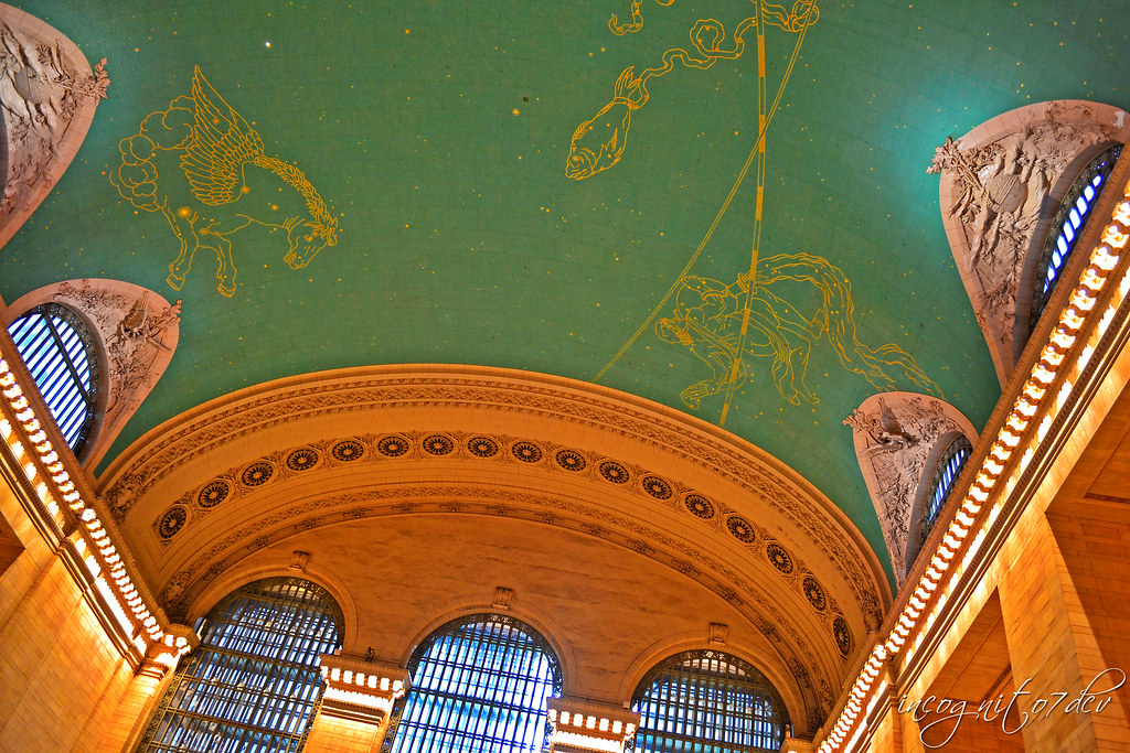 Grand Central Station Magnificent Ceiling Art Manhattan Ne ...