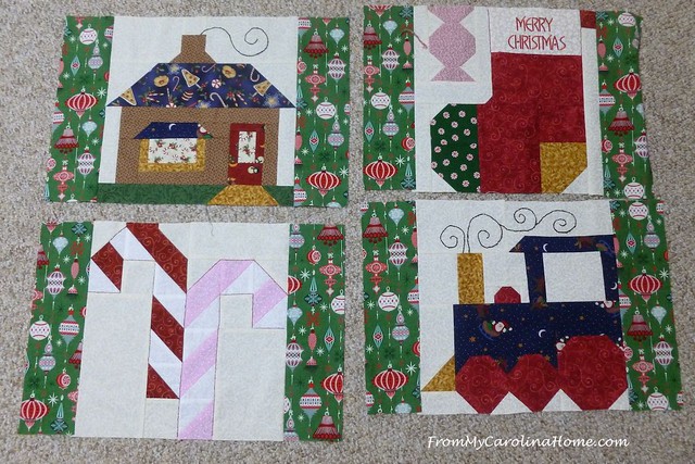Vintage Christmas Quilt Along at FromMyCarolinaHome.com